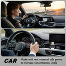 Car Air Fresheners | 10ml Air Freshener | Strong Perfume Hanging Diffuser with Odour Eliminaor Technology | Car Accessories for Men | Car Scents Air Fresheners by Ikeda (Oval New Car)-4