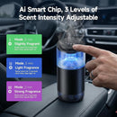 Smart Car Air Freshener Ambient Light & Mist Fragrance 2 Pack Refill for 6 Months Auto On/Off 3 Adjustable Modes Black Air Freshener Perfect for Car Bedroom Office Restrooms. (Mystic Ice)-7