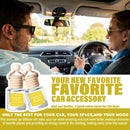 Car Air Freshener Diffuser 2 Pack Hanging Pistachio Salty Caramel Car Air Freshener for Women 45+ days Long Lasting Fragrance Made in USA (P62)-5