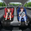 Car Seat Protector 1 Pack Car Seat Cushion Mat Thickest Padding Waterproof 600D Fabric Car Seat Covers for Non-Slip Backing Mesh Pockets for Baby and Pet (Black 1 Pack)-4