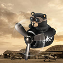 Cartoon Bear Car Air Fresheners 2 Pack Pilot Black Automotive Air Outlet Fan Cool Cute Air Freshener for Car Creative Car Perfume Decoration for Vehicle Vent Scent Clip Diffuser Ornament Accessories-3