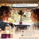 Car Air Freshener Hanging - 3-Pack Citrus Collection Car fresheners long lasting Car Air Freshener for Women and Men Premium Car Aromatherapy Essential Oil Diffuser Gift Set-4