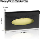 Car Tissue Holder, Sun Visor Napkin Holder, Car Visor Tissue Holder, PU Leather backseat tissue case holder for car, Vehicle(black)-4