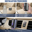 FeatWell Car Aromatherapy/Fragrance car Air fresheners/Humidifier Essential Oil Diffuser for Vehicle (Grey)-5