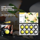 Car Air Freshener Vent Clips, 8 PK, 6 Vanilla, 2 New Car Scent, Provides Long-Lasting Scent, Up to 240 Days, Odor Eliminator-4