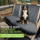 Back Seat Towel Seat Cover for Cars; Great for After Gym Workouts Dogs and Outdoor Activities; Universal Fit for Cars SUVs Vans Trucks EZ fit Non Slip Grip Grey-4