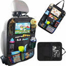 Car Organizer Back Seat with 9 Storage Pockets & 10 Tablet Holder 1Pack Seat Back Cover for Kids Toddlers Kick Mats Protector Keep Cars Vehicles Organized & Tidy Travel Accessories-1