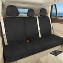 Flexfit Black Rear Seat Cover for Car SUV & Truck - Durable Canvas Material Back Car Seat Covers 60/40 Split Bench Protector - Back Seats Cover & Rear Bench Protector Interior Accessories-6