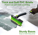 Ice Scraper with Snow Brush for Car Windshield, Upgraded Extendable Snow Brush with Foam Grip for Truck SUV Vehicle Windows-4
