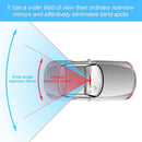 Car Rearview Mirrors, Shock Resistant Interior Clip-on Panoramic Rear View Mirror for Car, Wide Viewing Range, 12 inch HD Universal Use for Cars, SUVs, Trucks, Vehicles (White)-4