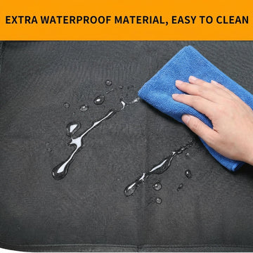 Kick Mats with Organizer - 2 Pack Backseat Protector Seat Covers for Your Car SUV Minivan or Truck Seats - Vehicle Back Seat Kids Safety Accessories - Universal Fit Automotive Interior Protectors - 0