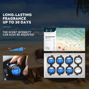 Car Air Freshener Vent Clips, 8 PK, 6 Ocean, 2 New Car Scent, Car Fresheners for Men Women, Up to 240 Days, Long Lasting Air Freshener for Car, Odor Eliminator-4