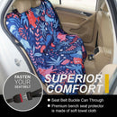 Back Seat Cover for Car Trucks Van SUV Waterproof Rear Bench Towel Seat Covers for Dogs and Kids Automotive Backseat Protector (Dinosaur)-5