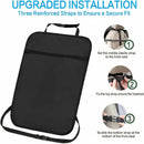 Premium Backseat Organizer for Kids 2 Pack Heavy Duty Waterproof and Stain Resistant Kick Mats Back Seat Protector Durable Backseat Car Organizer with Tablet Holder+Storage Pockets-5