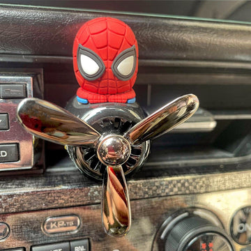 Car Air Fresheners Cute Cartoon Pilot Car Diffuser Outlet Fan Air Diffuser for Car Vent Perfume Automotive Decoration 1pcs - 0