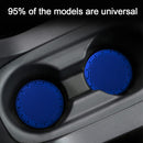 4 Pack Car Cup Holder Coaster, 2.75 Inch Diameter Non-Slip Universal Insert Coaster, Durable, Suitable for Most Car Interior, Car Accessory for Women and Men (Deep Blue)-4