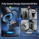 2025 Upgraded Smart Car Air Freshener Diffuser New Car Smell Air Freshener Long Lasting Auto On/Off Adjustable Modes Car Scent with 8 Ambient Lights Car Diffusers for Essential Oil(Grapefruit)-6