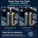 Smart Car Air Freshener Diffuser Car Diffuser Air Fresheners Long Lasting with 100ml Capacity Essential Oil Last 6 Months RGB Music Syncing Light Auto On/Off 5 Adjustable Car freshener Ocean-5