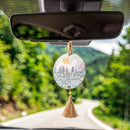 Essential Oil Air Freshener for Cars Set of 2 Home & Office - Colorful Decorative Hanging Air Freshener with Tassel Buttercup Vanilla Scented-7