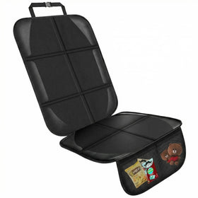Car Seat Protector Auto Car Seat Protectors Baby Carseat Waterproof Durable 600D Fabric for Child Baby Car Seat Mat Vehicle Pet Cover 2 Storage Pockets (1 Pack)