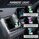 Smart Car Air Freshener Diffuser - Rechargeable Car Diffuser with 3 Modes Ultrasonic Aroma Diffuser with 4 Essential Oils Long-Lasting Freshener for Women and Men-2
