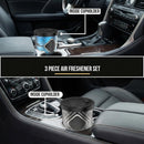 Involve Car Air Freshener Pack of 3 - Black ice Ocean & Flora - Strong Fiber Air Freshener | Car Perfume | Long Lasting Fresheners - (35g x 3)-4