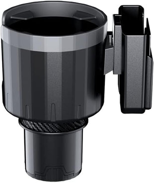 Expandable Car Cup Holder NEW 3-in-1 with Phone Holder and Card Slot Adjustable Cup Holder for Car Cup Holder Expander Suitable for bottles ranging from 10 oz to 38 oz Large Cup Holder Adapter for Car