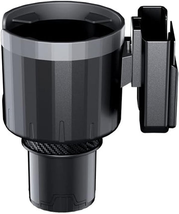 Expandable Car Cup Holder NEW 3-in-1 with Phone Holder and Card Slot Adjustable Cup Holder for Car Cup Holder Expander Suitable for bottles ranging from 10 oz to 38 oz Large Cup Holder Adapter for Car