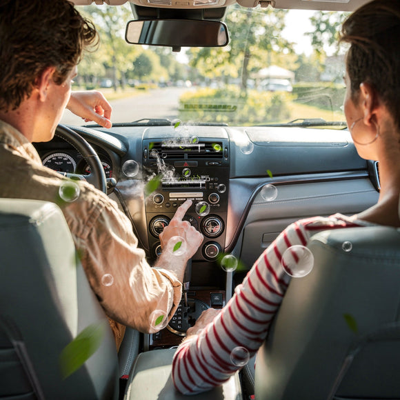 2pcs Car Perfume Diffuser With 12 Odorless Refill Sticks Essential Oil Car Diffuser Suitablefor:Car Bathroom OfficeScenario Cloakroom Bedrooms Birthday(Black)