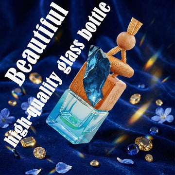 Car Air Freshener 8ml Nature Scents | 45-Days Long-Lasting Fragrance | Automotive Hanging Diffuser Bottles | Remove Auto Odor Fresh Air for Men Home Deodorizer (1pcs Sandalwood) - 0