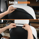 Leather Seat Back Protector Designed for Tesla Model Y Model 3 Model S/X Accessories(Includes 2025 New Model Y & 2024-2025 Model 3 Highland) Wear-Resistant Kick Mats with Organizer Pocket Set of 2-8