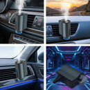Car Air Freshener Diffuser Smart Car Aroma Diffuser Air Freshener Spray Automatic with 10PCS Cologne Aromatherapy Oil (Grey)-2