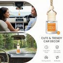 Hanging Car Air Freshener Long Lasting Scent Cute Air Fresheners for Women 2 Pack Non-Toxic Essential Oil Diffuser Made in USA-2