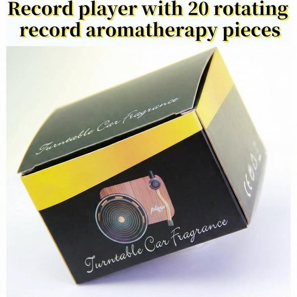 Car Air Freshener Vent Clips 20pcs Vintage Record Player Album Cover Air Freshener Spinning Record Design Car Decoration Gift for Music Lovers