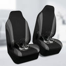 AquaShield Neoprene Waterproof Car Seat Covers for Front Seats Only High Back Bucket Seat Cover Airbag Compatible Line Rider Seat Covers Universal Fit for Truck Van SUV (Black and Gray)-1