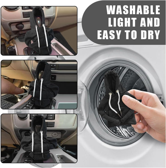 Car Gear Shift Hoodie, Fashionable Gear Shift Knob Cover, Mini Hoodie for Auto Shifter, Auto Interior Cute Gadgets, Universal Car Decoration Accessories