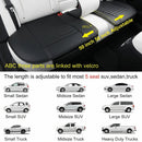 Back Seat Covers Rear Seat Cushions Auto Bench Protector with Breathable PU Leather and Non-Slip Bottom Universal for 4 Season (Black 61 x 20. 5)-3