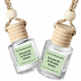 Car Air Freshener Hanging 2 Pack - Hotel Collection Diffuser Oil Inspired by Droam 0n & Westln Hotels - NO.1007 Fragrance Oil Air Diffuser for Ca r Car Fresheners for Women (083)