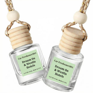 Car Air Freshener Hanging 2 Pack - Hotel Collection Diffuser Oil Inspired by Droam 0n & Westln Hotels - NO.1007 Fragrance Oil Air Diffuser for Ca r Car Fresheners for Women (083)