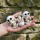 Skull Decor Halloween Car Air Freshener Vent Clip Goth Truck Interior Accessories for Men Women Teens Stuff for Jeep Horror Skeleton Auto Scents Dashboard Decorations Funny Christmas Gifts for Dad Mom-3
