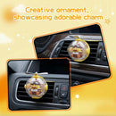 Yellow Duck Car Air Freshener with 6 Colors LED Lights & 4 Scented Pads Light Scent Decorative Auto Accessories-4