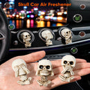 Skull Decor Halloween Car Air Freshener Vent Clips Goth Decor Interior Gothic Cool Decoration Horror Skeleton Dashboard Accessories Spooky Cute Funny Gifts for Men Women-8