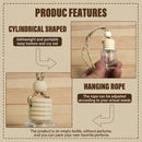 ESEWALAS 5PCs Hanging Car Air Freshener Empty Glass Perfume Bottlespendant Bottle Air Freshener Pendant-3