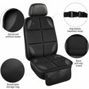 Car Seat Protector 1 Pack Car Seat Cushion Mat Thickest Padding Waterproof 600D Fabric Car Seat Covers for Non-Slip Backing Mesh Pockets for Baby and Pet (Black 1 Pack)-5