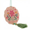 Essential Oil Air Freshener for Cars Set of 2 Home & Office - Colorful Decorative Hanging Air Freshener with Tassel Buttercup Vanilla Scented-4