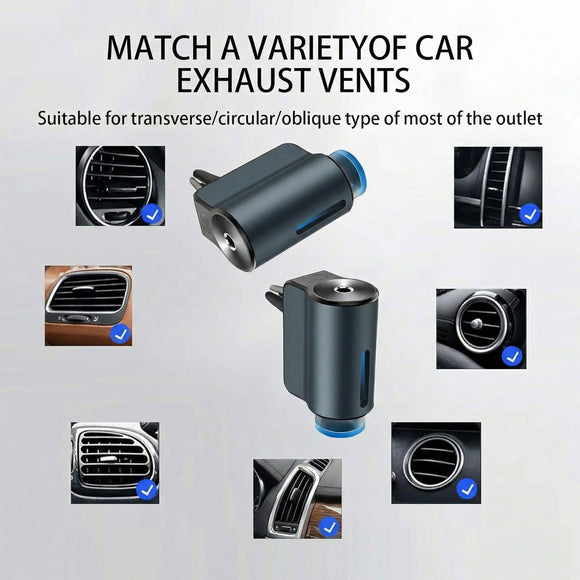Smart Car Air Freshener Diffuser Car Aroma Diffuser Air Freshener Spray Automatic with 6PCS Cologne Aromatherapy Oil