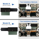 Polarized Sun Visor for Car with Zipper Slider, Upgraded UV400 Car Sun Visor Extension with PC Lens and Side Sunshade, Anti-Glare Car Visor for Safe Driving, UV-Filtering/Protection-5