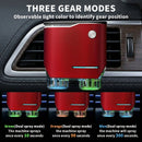 Smart Car Air Freshener Dual-Channel Diffuser Long-Lasting Scent Air Freshener Three Adjustable Modes Aromatizante Para Carro With 4pcs Aromatherapy Oil Oils Rechargeable Intelligent Red-4