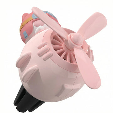 Car Air Fresheners Cute Pilot Cat Car Diffuser Rotating Propeller Cartoon Automotive Air Outlet Fan Creative Car Perfume Decoration Automotive Air Fresheners for Cars - 0