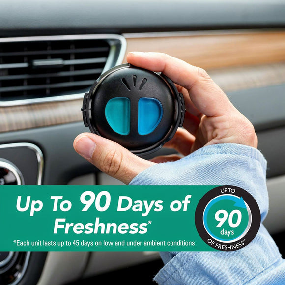 Mini Diffuser Car Air Fresheners Alpine Meadows / Summer Breeze Scent 2 Pack
